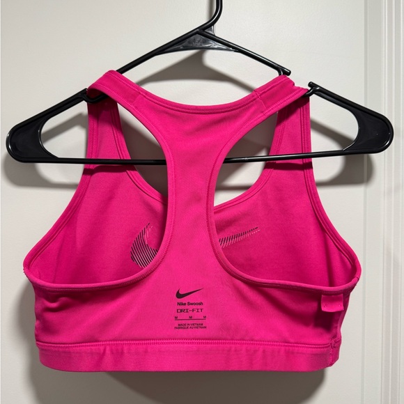 Nike PADDED Women's Dri-Fit Medium Support Pink Sports Bra - Picture 10 of 10